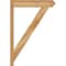 Ekena Millwork Traditional Arts & Crafts Rough Sawn Outlooker, Western Red Cedar, 6"W x 28"D x 40"H OUT06X28X40TRA03RWR - alternate 2